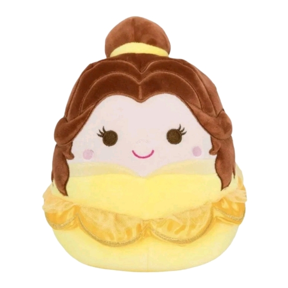 Disney Other - Disney Princess Belle Plush in Yellow and Brown Squishmallow Kelly Toy 14" New
